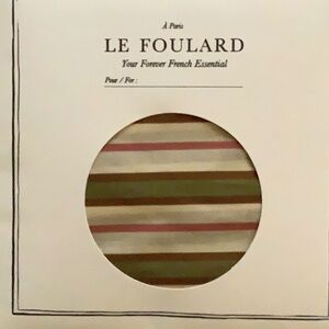 Sezane Scarf-Striped NWT